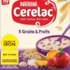 Nestle Cerelac Baby Cereal 5 Grains & Fruits Stage 5 300 Gm
