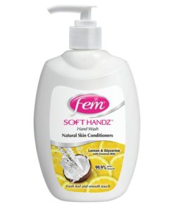 Dabur Fem Soft Handz Handwash with Lemon, Glycerine & Coconut Milk 2 qty per pack_DABUR INDIA