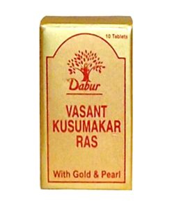 Dabur Vasant Kusumakar Ras with Gold and Pearl Tablet_DABUR INDIA
