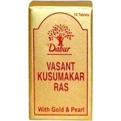 Dabur Vasant Kusumakar Ras with Gold and Pearl Tablet_DABUR INDIA