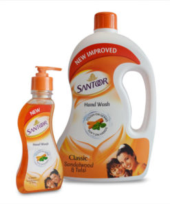 SANTOOR CLASSIC SANDALWOOD & TULSI HANDWASH 215 ML (PUM...