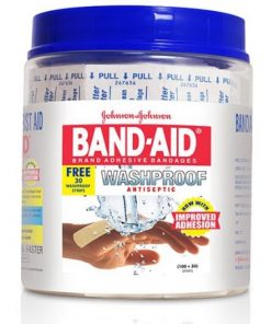 Johnson & Johnson Band Aid Wash Proof Long 100’s