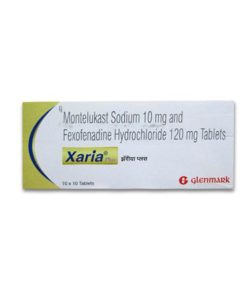Xaria Plus 10 mg/120 mg Tablet_GLENMARK PHARMA
