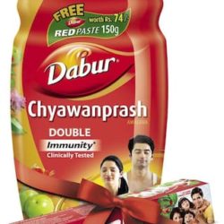 Dabur Chyawanprash Awaleha 1Kg with 150gm Dabur Red Paste Free_DABUR INDIA