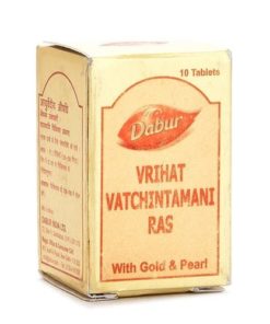 Dabur Vrihat Vatchintamani Ras with Gold and Pearl Tablet_DABUR INDIA