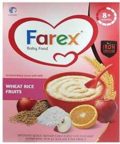 Farex Stage 2 Wheat Rice Fruits 8 + Months Refill Pack 300g