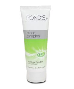 Ponds Clear Pimples Facial Foam 50gm for skin care