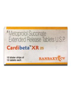 Cardibeta XR 25 mg Tablet_SUN PHARMA