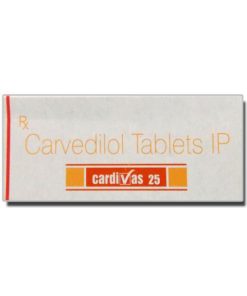 Cardivas 25 mg Tablet_SUN PHARMA