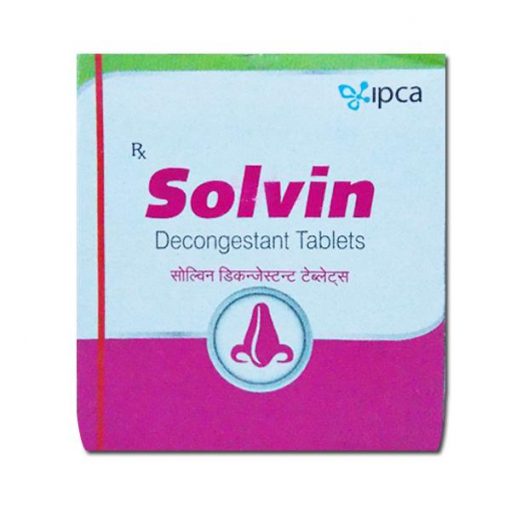 Solvin Decongestant Tablet_IPCA LABS