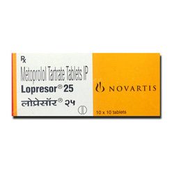 Lopresor 25 mg Tablet_NOVARTIS INDIA