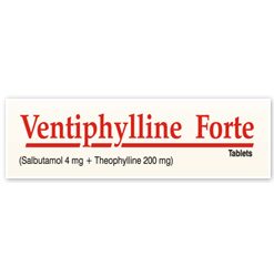 Ventiphylline Forte 4mg/200mg Tablet_YASH PHARMA