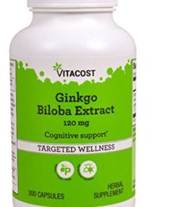 Vitacost Ginkgo Biloba Extract- 120 mg - 120 Capsules