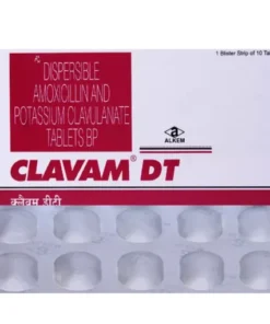 Clavam 200mg/28.5mg Tablet DT