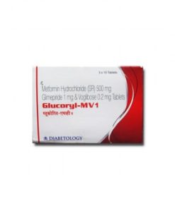 Glucoryl-MV 1mg/500mg/0.3mg Tablet_ALKEM LABS