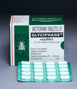 Glyciphage 500 mg Tablet_FRANCO INDIAN PHARMA