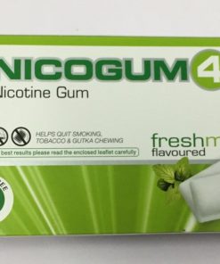 Nicogum Sugarfree 4 mg Chewing Gums Fresh Mint_CIPLA