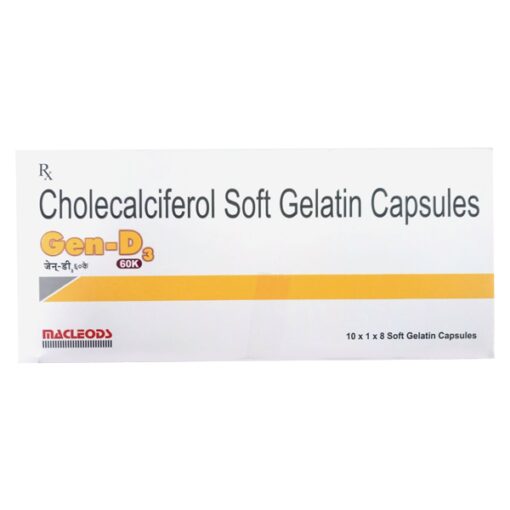 Gen D3 60K Soft Gelatin Capsule