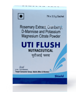 Uti flush sachet