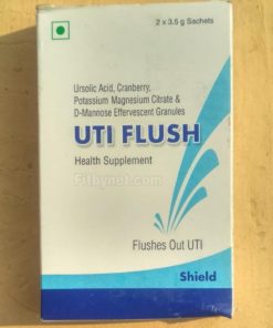 Uti flush sachet