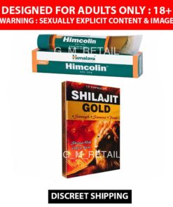 1 pc Himcolin Massage Gel & 30 cp Shilajit Goldt Power Capsules For Men