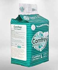 COMFREY Adult Diapers Large   10's Disposable Hip Size 40inches to 55inches