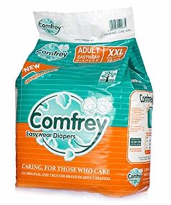 COMFREY Adult Pant Type Easy Wear Diapers XXLarge   10's Size 41inches to 60inches