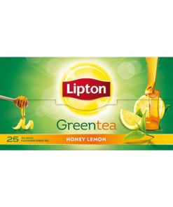 Lipton Lemon Zest Green Tea Bags, 25 Pieces
