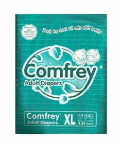 COMFREY Adult Diapers XLarge   10's Disposable Hip Size 50inches to 65inches