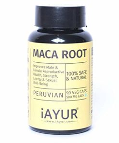 iAYUR Maca Root Extract 500mg Veg Capsule
