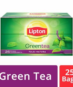 Lipton Tulsi Natura Green Tea Bags, 25 Pieces