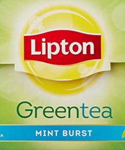 Lipton Mint Burst Green Tea Bags, 25 Pieces