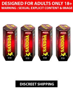 Herbal Veda Double Power Sandda Ayurvedic Massage Oil For Men Oil 15 ml Pack of 4