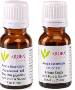 Aruba Essentials Combo Pack of Peppermint Oil and Tea Tree Oil (15ml Each)