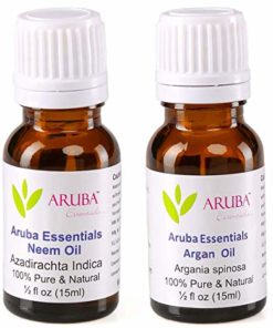 Aruba Essentials Combo Pack of Neem Oil and Argan Oil (15ml Each)