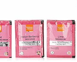 VLCC Skin Tightening Facial Kit Free 1 Additional Session Sachet Inside The Pack