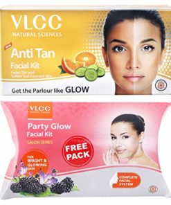 VLCC Anti Tan Facial Kit, 60g with Free Glow Facial Kit, 60g
