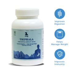 1mg Triphala Pure Natural Extract 500mg Capsule