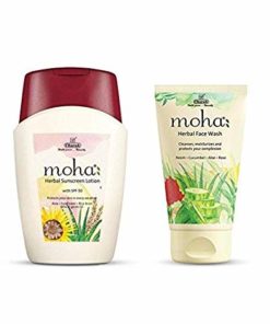 Moha Herbal Sunscreen Lotion 100ml with Free Moha Face Wash 50ml-Charak Pharma
