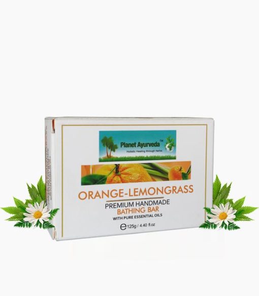 Orange Lemon Grass Premium Handmade Bathing Bar