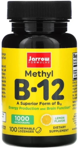 JARROW FORMULAS Methyl B 12 1000 mcg 100 Lozenges