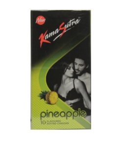 Kamasutra Dotted Condom Pineapple_ 10 condoms