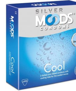 MOODS Silver Cool Condom_ 3 condoms