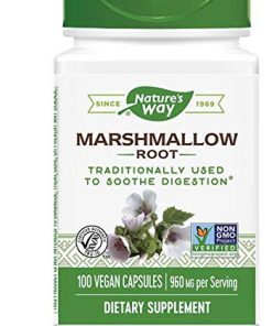 Natures Way  Marshmallow Root  480 mg  100 Veggie Caps