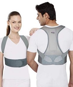 TYNOR Posture Corrector for women & man I Adjustable Back Straightener for Upper Back Pain. Medium