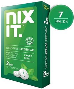 Passionraja.com Nixit Nicotine Mint Lozenge, Sugar Free   Helps Quit Smoking (Set of 7) for smoking deaddiction