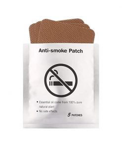 COOLDEALS Anti Smoke Patch , Smoking Cessation Patches with No Bad Effects on Body , Effective Health Care Product 5x5 cm ( 5 Patches ) for smoking deaddiction