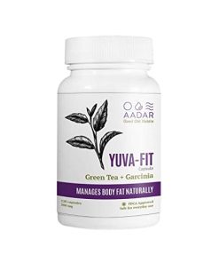 AADAR Yuva Fit Natural Weight Loss and Fat Burn with Garcinia Cambogia   500mg (Pack of 120 Capsules)
