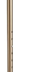 TYNOR L Type Walking Stick - Gold