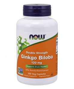 NOW FOODS Ginkgo Biloba 120mg  100 Vcaps
